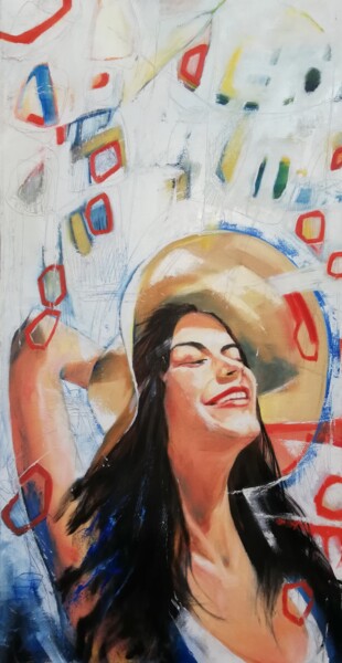 Peinture intitulée "Libera D..." par Daniela Baldo, Œuvre d'art originale, Huile Monté sur Châssis en bois