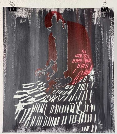 Tocando Printmaking titled "Tocando" by Daniela Jacobsen Trindade, Original Art, Pencil