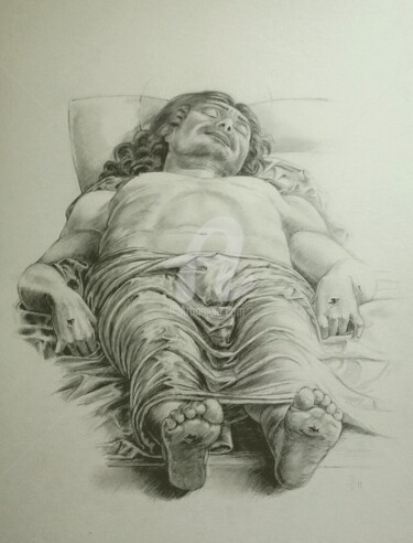 Drawing titled "Studio a matita del…" by Daniela Protopapa, Original Artwork, Graphite