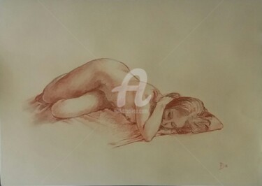 Drawing titled "Sweet sleeping" by Daniela Protopapa, Original Artwork, Other