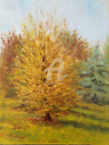 Pittura intitolato "Caldo autunno" da Daniela Protopapa, Opera d'arte originale, Olio
