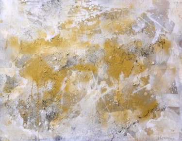 Картина под названием "Interstellar Gold R…" - Daniela Schweinsberg, Подлинное произведение искусства, Акрил