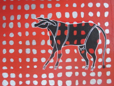 Pintura titulada "5-vaca-mia.jpg" por Daniela Cuellar, Obra de arte original