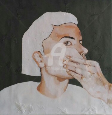 Peinture intitulée "Tu non Devi" par Daniela Di Costanzo, Œuvre d'art originale, Acrylique