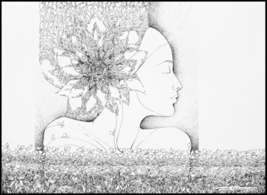 Drawing titled "The sweet smell of…" by Daniela Huhurez, Original Artwork, Other