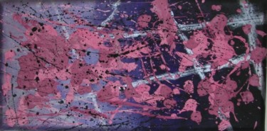 Pittura intitolato "Anime schizzate nel…" da Daniela Viglioglia, Opera d'arte originale