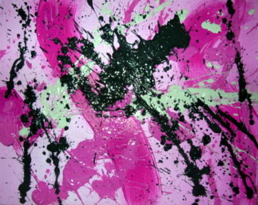 Painting titled "Pink Viglioglia" by Daniela Viglioglia, Original Artwork