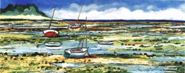 Peinture intitulée "En Bretagne" par Kévin Blot, Œuvre d'art originale, Huile