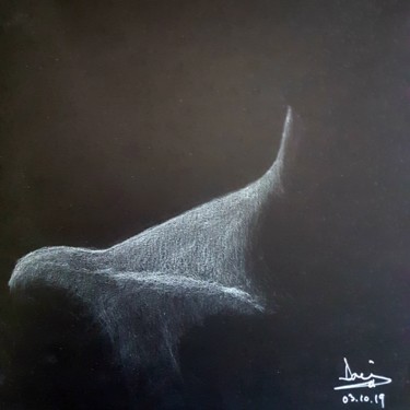 Drawing titled "Study, human body -…" by Daniel Darie, Original Artwork, Pencil