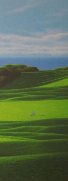 Отпечатки и Гравюры под названием "Deep Green (6)" - Daniele Fissore, Подлинное произведение искусства, Шелкография