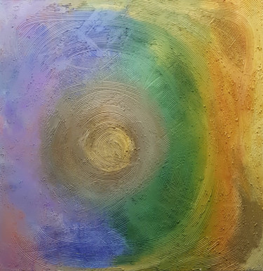 Painting titled "Peace and Power" by Daniele Iandolo, Original Artwork