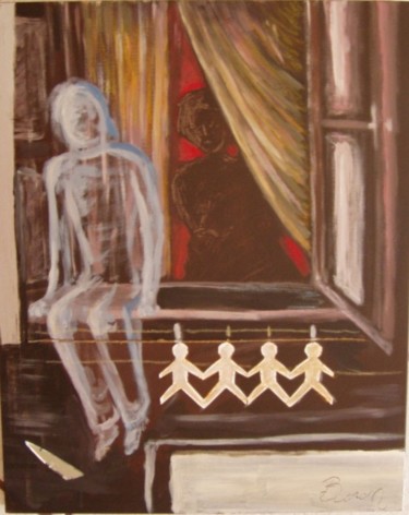 Painting titled "Oltre-passare" by Daniele Baron, Original Artwork