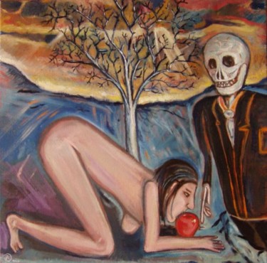 Pittura intitolato "Eva" da Daniele Baron, Opera d'arte originale