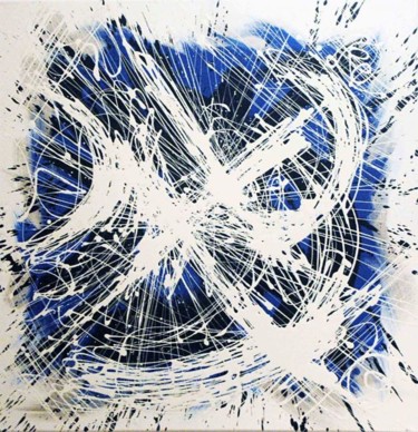 Pittura intitolato "Immensamente Blu" da Daniele Mariani, Opera d'arte originale