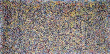 Peinture intitulée "Abstract grande tai…" par Daniel Ene, Œuvre d'art originale, Acrylique