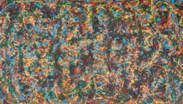 Ζωγραφική με τίτλο "Abstract grande tai…" από Daniel Ene, Αυθεντικά έργα τέχνης, Ακρυλικό