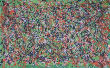 Pintura intitulada "Abstract grande tai…" por Daniel Ene, Obras de arte originais, Acrílico