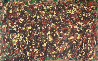 Painting titled "Abstract grande tai…" by Daniel Ene, Original Artwork, Acrylic