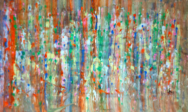 Peinture intitulée "Abstract movement 3" par Daniel Ene, Œuvre d'art originale, Acrylique