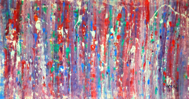 Painting titled "Abstract movement 9" by Daniel Ene, Original Artwork, Acrylic