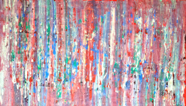 Painting titled "Abstract movement 10" by Daniel Ene, Original Artwork, Acrylic