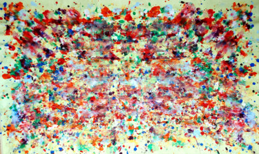 Картина под названием "Abstract movement 14" - Daniel Ene, Подлинное произведение искусства, Акрил