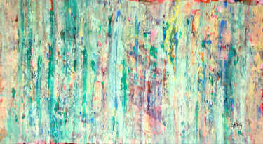Картина под названием "Abstract movement 20" - Daniel Ene, Подлинное произведение искусства, Акрил