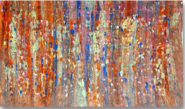 Картина под названием "Abstract movement 21" - Daniel Ene, Подлинное произведение искусства, Акрил