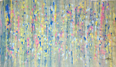 Картина под названием "Abstract movement 23" - Daniel Ene, Подлинное произведение искусства, Акрил