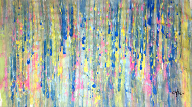 Painting titled "Abstract movement 26" by Daniel Ene, Original Artwork, Acrylic