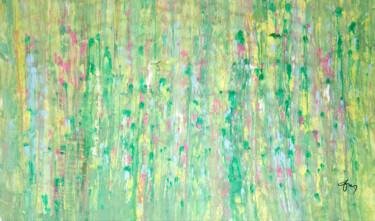 Картина под названием "Abstract movement 27" - Daniel Ene, Подлинное произведение искусства, Акрил