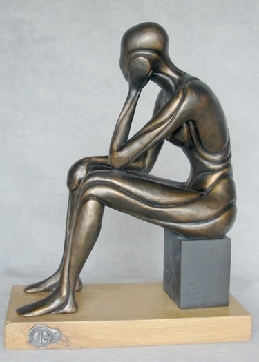 Sculpture intitulée ""BOUDEUSE"" par Daniel Giraud, Œuvre d'art originale