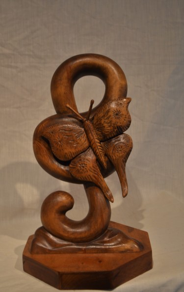 Sculpture intitulée "la clef de sol" par Daniel Haran, Œuvre d'art originale