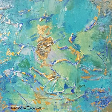 Malerei mit dem Titel "OCEAN" von Danielle Alarcon Dalvin, Original-Kunstwerk, Acryl