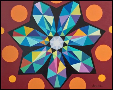 Flora Peinture intitulée "Flora" par Danielle Braillon (DANIELL), Œuvre d'art originale, Huile