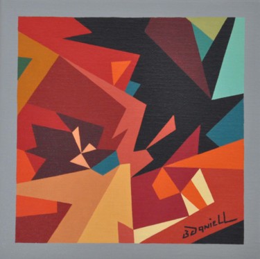Pintura intitulada "Trésor" por Danielle Braillon (DANIELL), Obras de arte originais, Óleo