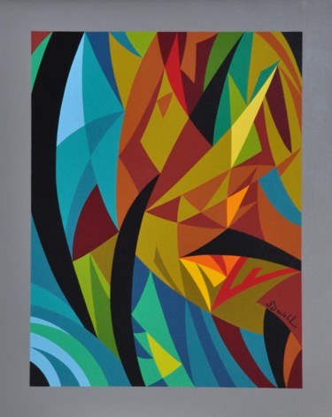 Pintura titulada "Selva" por Danielle Braillon (DANIELL), Obra de arte original, Oleo