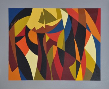 Malerei mit dem Titel "Sirènes" von Danielle Braillon (DANIELL), Original-Kunstwerk, Öl