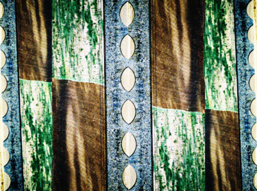 Photographie intitulée "tentures végétales" par Danielle Dubus, Œuvre d'art originale