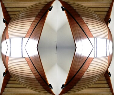 Photographie intitulée "L'oeil de la sphère" par Danielle Dubus, Œuvre d'art originale