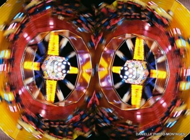 Photographie intitulée "grande roue" par Danielle Dubus, Œuvre d'art originale