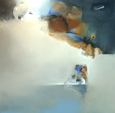 Peinture intitulée "La Presque Nue" par Danielle Lequin, Œuvre d'art originale, Huile Monté sur Châssis en bois