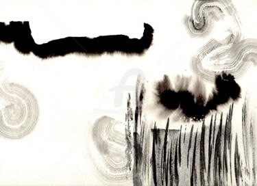 Peinture intitulée "chine-graphite-4.jpg" par Danielle Perucca, Œuvre d'art originale