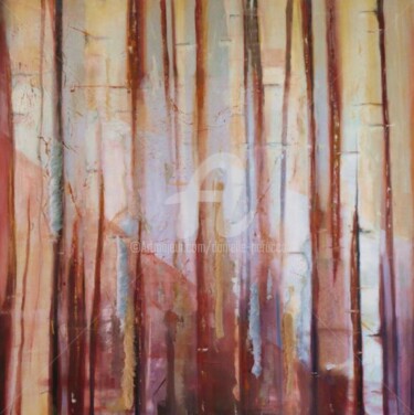 Peinture intitulée "Une étrange forêt" par Danielle Perucca, Œuvre d'art originale