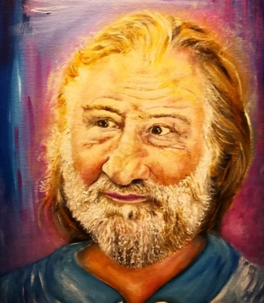 Painting titled "Depardieu gerard" by Danielle Raillon, Original Artwork
