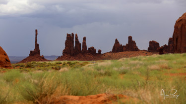 Photography titled "MONUMENT VALLEY 11" by Alain Revy, Original Artwork