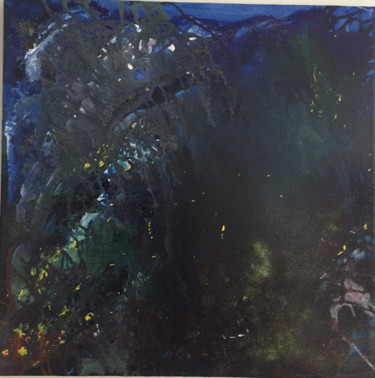 Картина под названием "Éclaircie sous marin" - Danielle Terranova, Подлинное произведение искусства, Акрил Установлен на Дер…