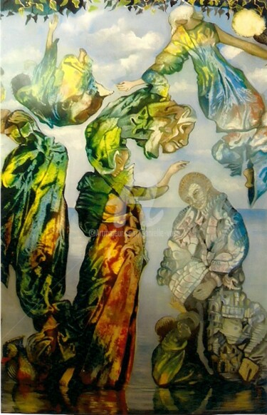 Pittura intitolato "vasa-huile-toile-81…" da Danielle Vasa, Opera d'arte originale, Olio