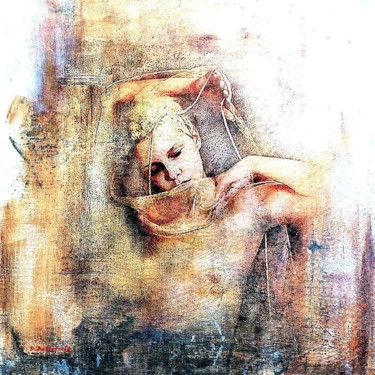 Pudique Arts numériques intitulée "Pudique" par Danielle Bellefroid, Œuvre d'art originale, Peinture numérique