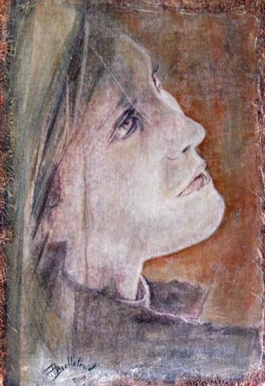 Painting titled "Rêverie" by Danielle Bellefroid, Original Artwork, Oil